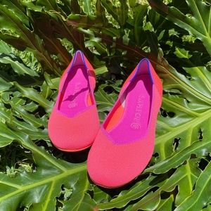 Rothy’s Tropical Pink flats 8.5